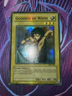 Yu-Gi-Oh! Goddess of Whim - MP1-003 - Max Faded Misprint Error - Image 2