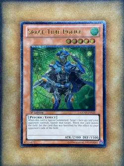 Yugioh Space-Time Police GENF-EN023 Ultimate Rare 1st Ed LP - Image 1
