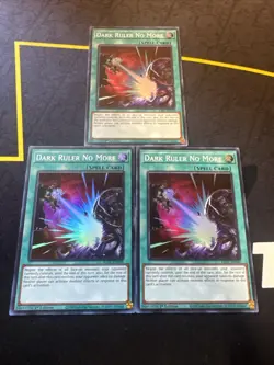 YUGIOH DARK RULER NO MORE RA01-EN060 1ST SUPER X3 (NM) - Image 1