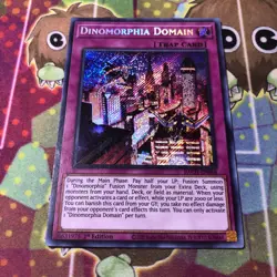 Yugioh! LP Dinomorphia Domain - BACH-EN068 - Secret Rare - 1st Edition Lightly P - Image 1