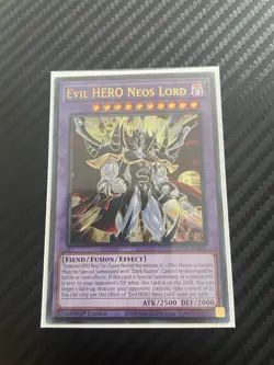 Evil HERO Neos Lord SUDA-EN031 Supreme Darkness 1st Edition - Image 1