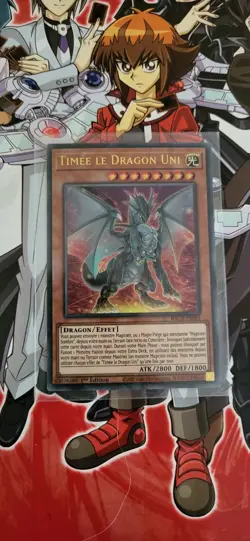 Yu-Gi-Oh! Timee le Dragon Uni BACH-FR003 1ere ED Ultra Rare + Cadeau - Image 1
