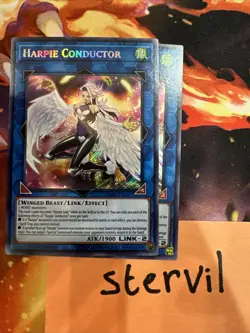 yugioh Harpie Conductor BLHR-EN047 Secret Rare 1st Edition nm - Image 1