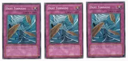 Dust Tornado 5DS2-EN034/RP02-EN005 Common Playset x3 Played - Image 1