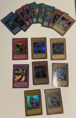 Yu-Gi-Oh Lot (Blue Eyes, Dark Magician, Dark Magician Girl, God Cards) ReadList - Image 1