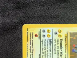 Pokemon Magneton Base Set Holo Rare Card 009/102 LP Condition - Image 4