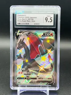 CGC 9.5 Charizard V 307/190 Shiny Star V SSR GEM MINT 2020 Japanese Pokemon Card - Image 1