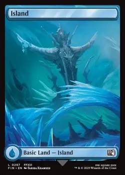 4x MTG Island Final Fantasy 297 FULL ART - Image 1
