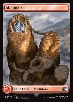 4x MTG Mountain Final Fantasy 304 FULL ART - Image 1