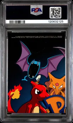 1999 TOPPS POKEMON SER 1 CHARACTER CARDS #TV5 STARYU PSA 8 - Image 2