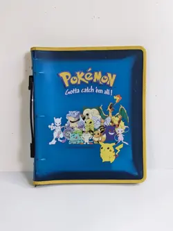 Vintage 1999 Pokemon Blockbuster Zip 3-Ring Binder Card Holder Case Nintendo - Image 2