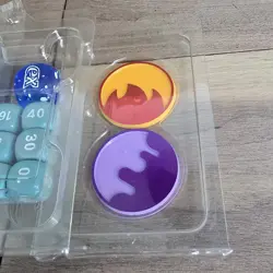 Pokemon TCG Official Coin Markers Burn & Poison/Dice/ Sealed Random Energy Cards - Image 4