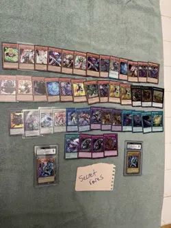 Yugioh 300+ Card Collection Lot Vintage - Secret Rares Blue Eyes White Dragon NM - Image 4