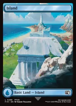 4x MTG Island Final Fantasy 299 FULL ART - Image 1