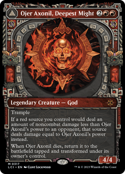 Ojer Axonil, Deepest Might // Temple of Power (SHOWCASE) #317 | NM | Magic MTG - Image 1