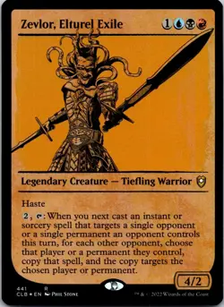 Magic the Gathering Zevlor, Elturel Exile Showcase Foil Battle for Baldur's Gate - Image 1