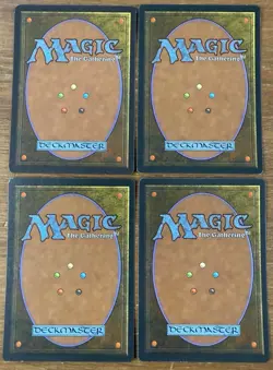 Vintage 1995 MTG - Magic the Gathering UNDERGROUND RIVER X4 Ice Age NM NP Land - Image 5