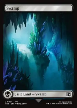 4x MTG Swamp Final Fantasy 301 FULL ART - Image 1