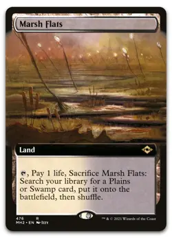 Marsh Flats (Extended Art) #476 (NM+) Modern Horizons 2 MH2 Magic MTG - Image 1