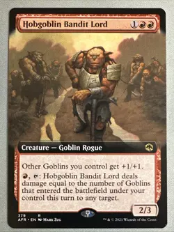 MTG / Hobgoblin Bandit Lord / AFR / #379 / Regular (Extended Art) / Rare / NM - Image 1