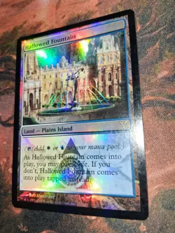 MTG FOIL Hallowed Fountain Dissension MP - Image 2