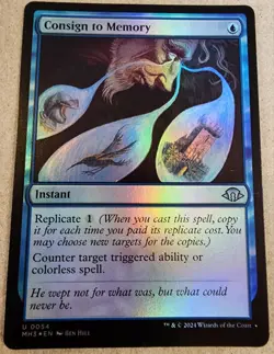 Consign to Memory - #54 Foil - Modern Horizons 3 - Mtg - Image 1