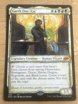 MTG - Garth One-Eye - Showcase - Modern Horizons 2 - NM, English Magic FLAT RATE - Image 1
