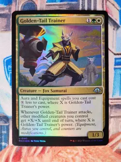 Golden-Tail Trainer Foil Modern Horizons 3 Magic Gathering MTG MH3 - Image 1