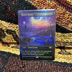 MTG Lands Lot Shock Lands! Borderless! Foil! All NM/NM+ .99 Start W/No Reserve! - Image 2