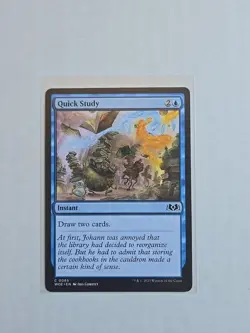 Quick Study - Wilds of Eldraine - LP - MTG Magic - Common - Instant - Image 1