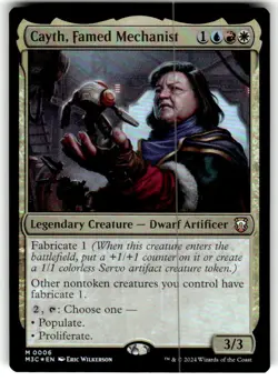 Cayth, Famed Mechanist Commander: Modern Horizons 3 Foil MTG NM - Image 1
