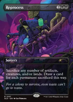 IN HAND - MTG Alien Auroras Chaos Vault Secret Lair, Non-Foil, SEALED - Image 2