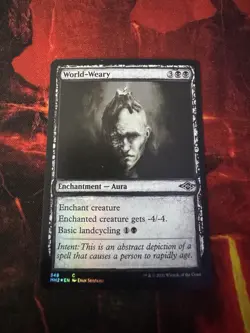 MTG - World-Weary - MH2 - 348 - Foil - Image 1