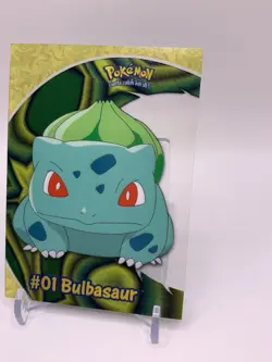 Bulbasaur #01 2000 Topps Pokemon TV Animation Edition Clear Card PC2 - RARE MT+ - Image 5