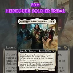 EDH - Heidegger Soldier Tribal, MTG Commander Deck, Bracket 2. Final Fantasy - Image 1