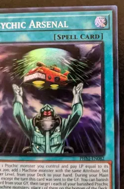 Psychic Arsenal PHNI-EN082 1st Edition Super Rare Phantom Nightmare Yu-Gi-Oh! - Image 3