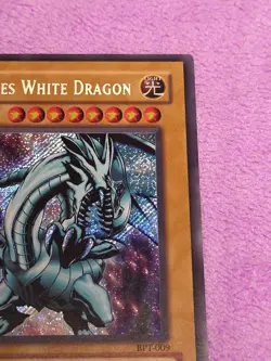 Blue-Eyes White Dragon FOIL BPT-009 Yugioh *PLEASE SEE PICS - Image 4