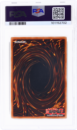 2003 Yu-Gi-Oh! Booster Tin Dark Magician Secret Rare #BPT-007 PSA 8 - Image 2