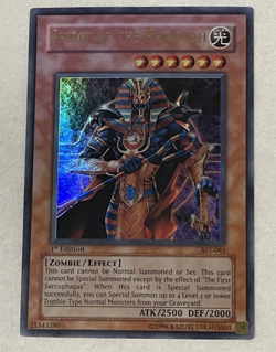 Spirit of the Pharaoh - AST-062 Ultra Rare 1st Edition Misprint Faded ink Yugioh - Image 1