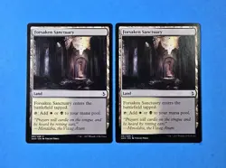 2x Forsaken Sanctuary Amonkhet 2017 Mtg Magic Gathering Card Dual Land Mana 281 - Image 1