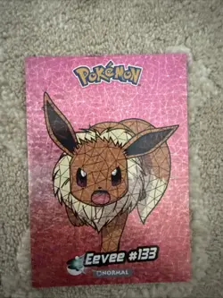 Pokemon Eevee 133 Cracked Ice 2024 Crystal Card Collection Peru US Seller - Image 1