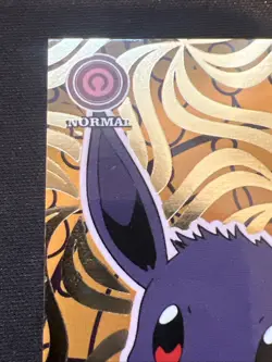 Eevee SHADOW #133 - Pokemon Stained Glass Crystal Card *Rare* MINT Nintendo - Image 2