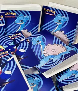 Pokemon Tcg Mini Binder For Cards Lot Of 18 Lapras & Greninja - Image 5