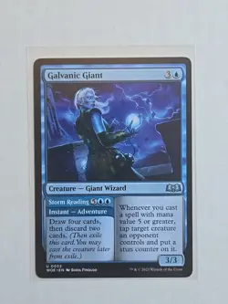 Galvanic Giant - Wilds Of Eldraine - LP - MTG Magic - Uncommon - Creature - Image 1