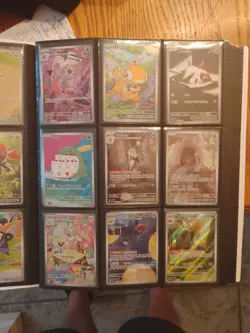 Pokemon Card Binder Lot of 176 CARDS,60 IRs,48 FAs, GG,TG,V,EX, ALL HITS! - Image 3