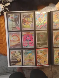 Pokemon Card Binder Lot of 176 CARDS,60 IRs,48 FAs, GG,TG,V,EX, ALL HITS! - Image 4
