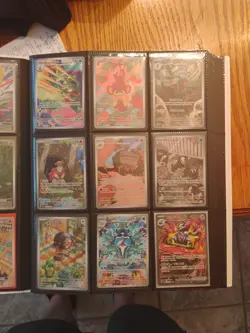 Pokemon Card Binder Lot of 176 CARDS,60 IRs,48 FAs, GG,TG,V,EX, ALL HITS! - Image 5