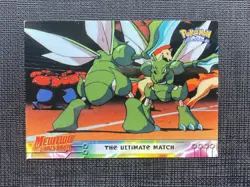 THE ULTIMATE MATCH #34 Topps Pokemon Card Mewtwo Strikes Back - Image 1
