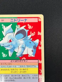 [NM] Nidorina Topsun Blue Back 030 Pokemon Card Japanese 1995 9A41 - Image 5