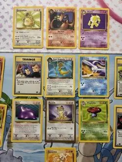 Vintage Pokemon Card Lot WOTC First Edition Charizard Dragonite Etc Fire - Image 4